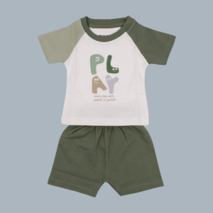 Stark T-shirt and shorts set for baby boys