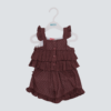 Naomi multi-color party frock for baby girls