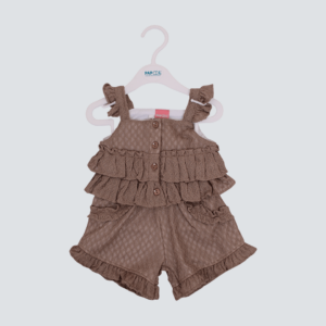 Naomi multi-color party frock for baby girls
