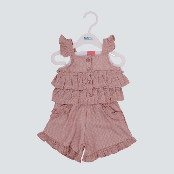 Naomi multi-color party frock for baby girls
